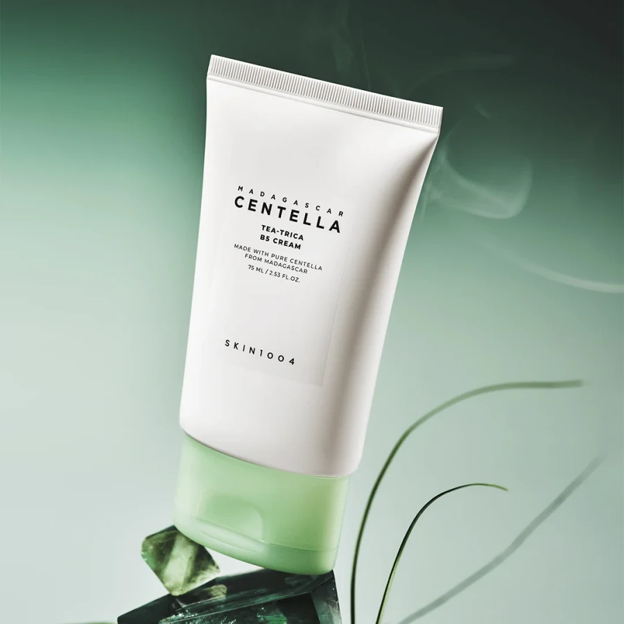 SKIN1004 Madagascar Centella Tea-Trica B5 Cream Krem silnie łagodzący dla skór trądzikowych i tłustych z pantenolem 75 ml