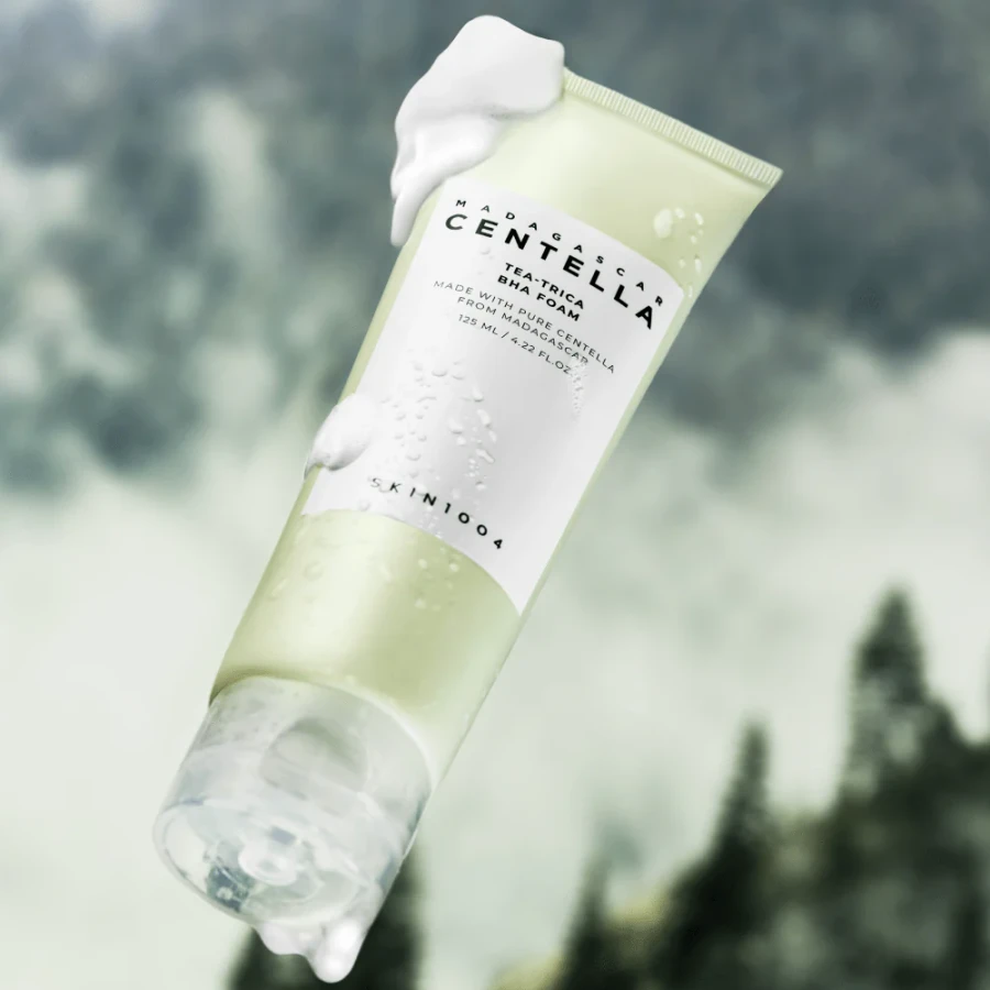 SKIN1004 Madagascar Centella Tea-Trica BHA Foam Pianka oczyszczająca z kwasem salicylowym 125 ml