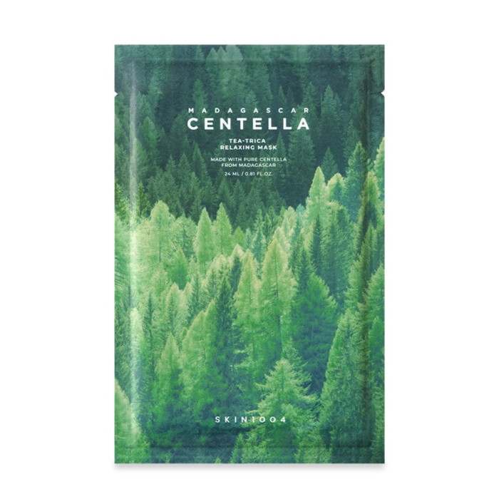 SKIN1004 Madagascar Centella Tea-Trica Relaxing Mask Łagodząca maska w płachcie