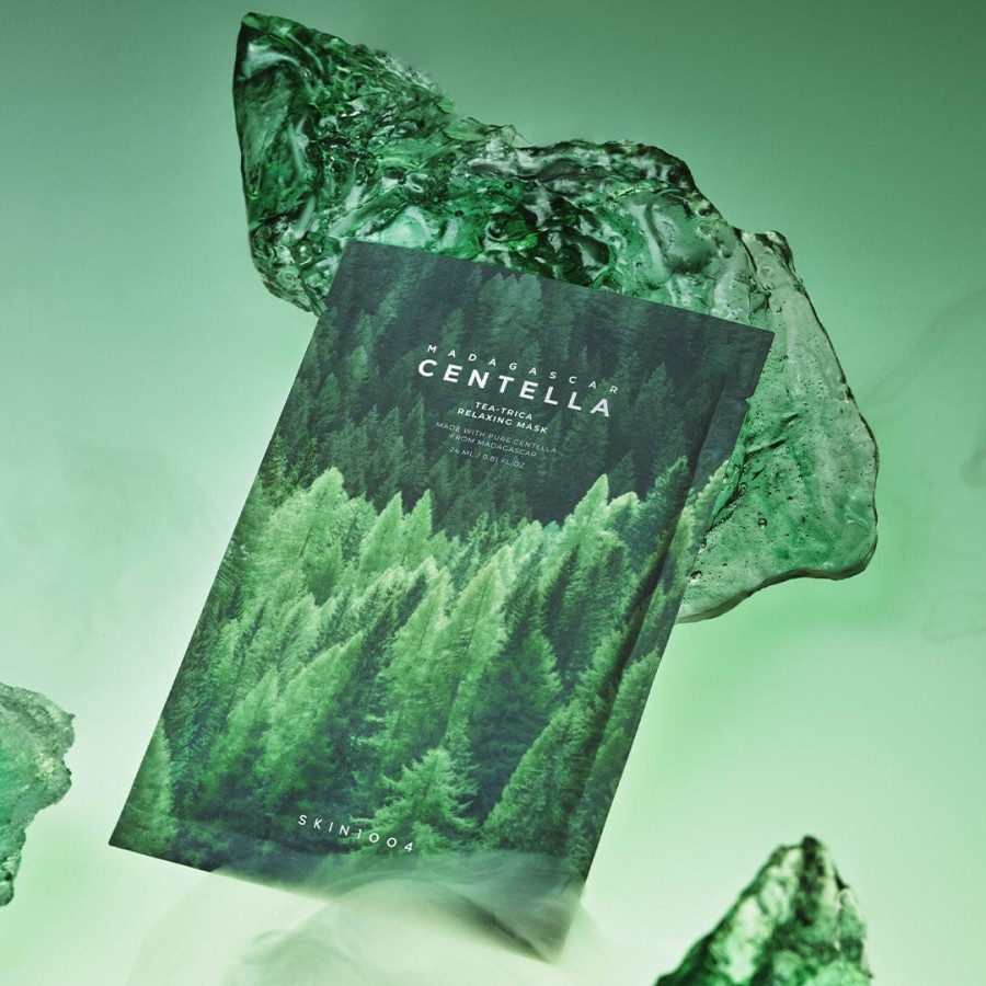 SKIN1004 Madagascar Centella Tea-Trica Relaxing Mask Łagodząca maska w płachcie