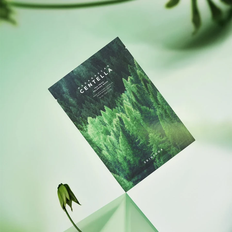 SKIN1004 Madagascar Centella Tea-Trica Relaxing Mask Łagodząca maska w płachcie