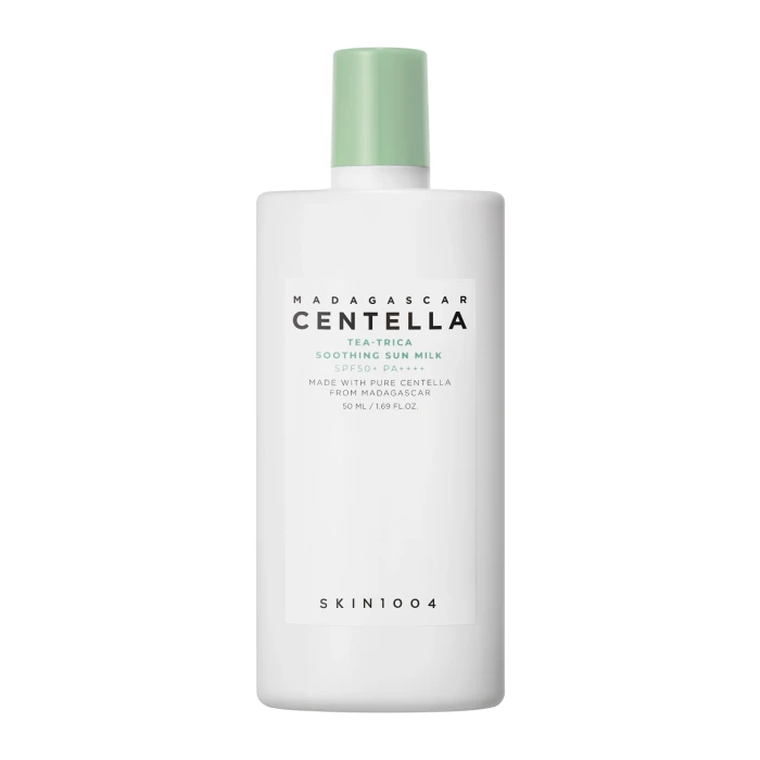 SKIN1004 Madagascar Centella Tea-Trica Soothing Sun Milk SPF50+ PA++++ Lekki krem z filtrem 50 ml