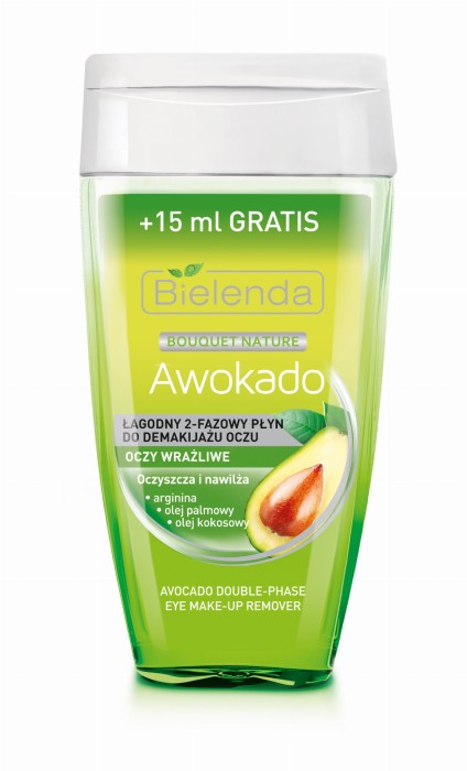 BIELENDA Awokado - 2-fazowy płyn do demakijażu oczu
