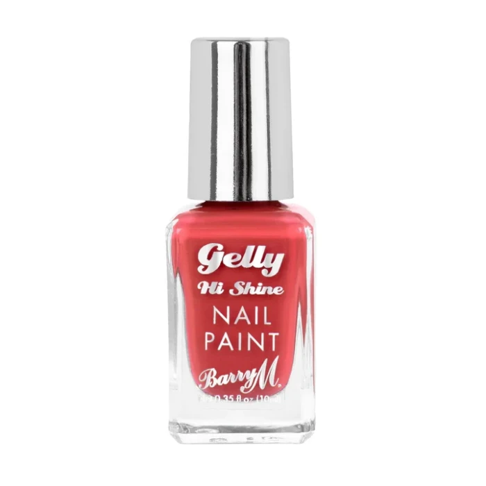 BARRY M Gelly Hi Shine Nail Paint Red Velvet