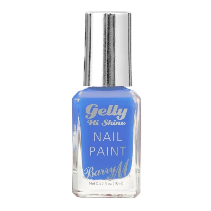 BARRY M Gelly Hi Shine Nail Paint Blue Margarita