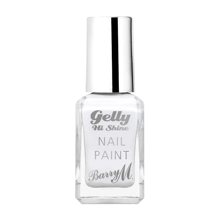 BARRY M Gelly Hi Shine Nail Paint Cotton White