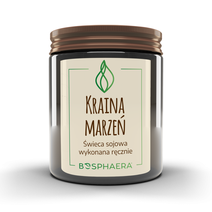 BOSPHAERA Sojowa świeca Kraina Marzeń pomarańcza, wanilia 190 g