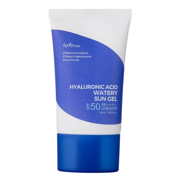 ISNTREE Hyaluronic Acid - Watery Sun Gel SPF50+/PA++++ - lekki wodny krem z filtrem SPF 50+