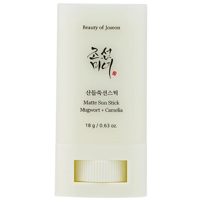 BEAUTY OF JOSEON Matte Sun Stick Mugwort + Camelia SPF50+/PA++++ - matowy sztyft SPF 50+