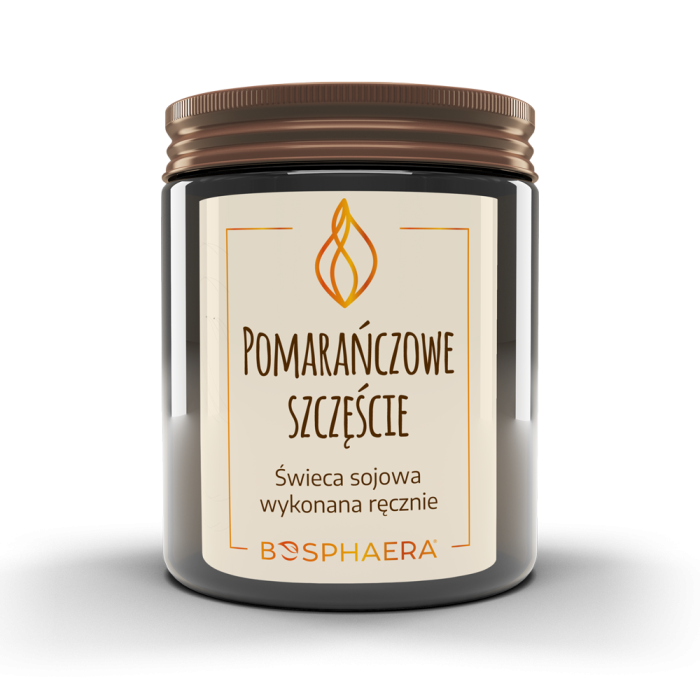 BOSPHAERA Sojowa świeca Pomarańczowe szczęście 190 g
