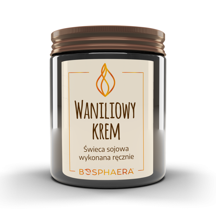 BOSPHAERA Sojowa świeca Waniliowy krem 190 g