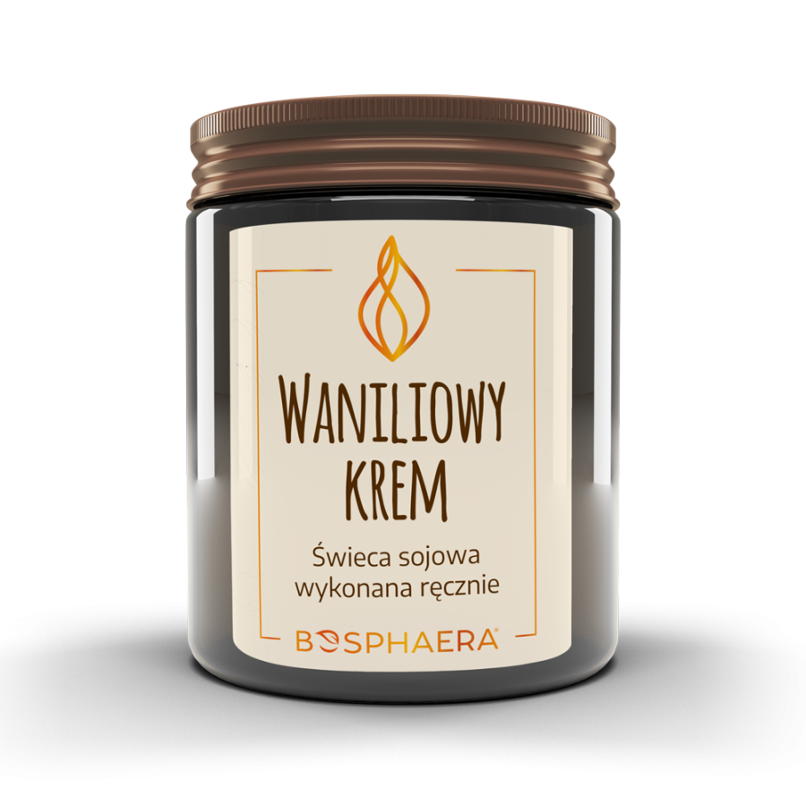 BOSPHAERA Sojowa świeca Waniliowy krem 190 g