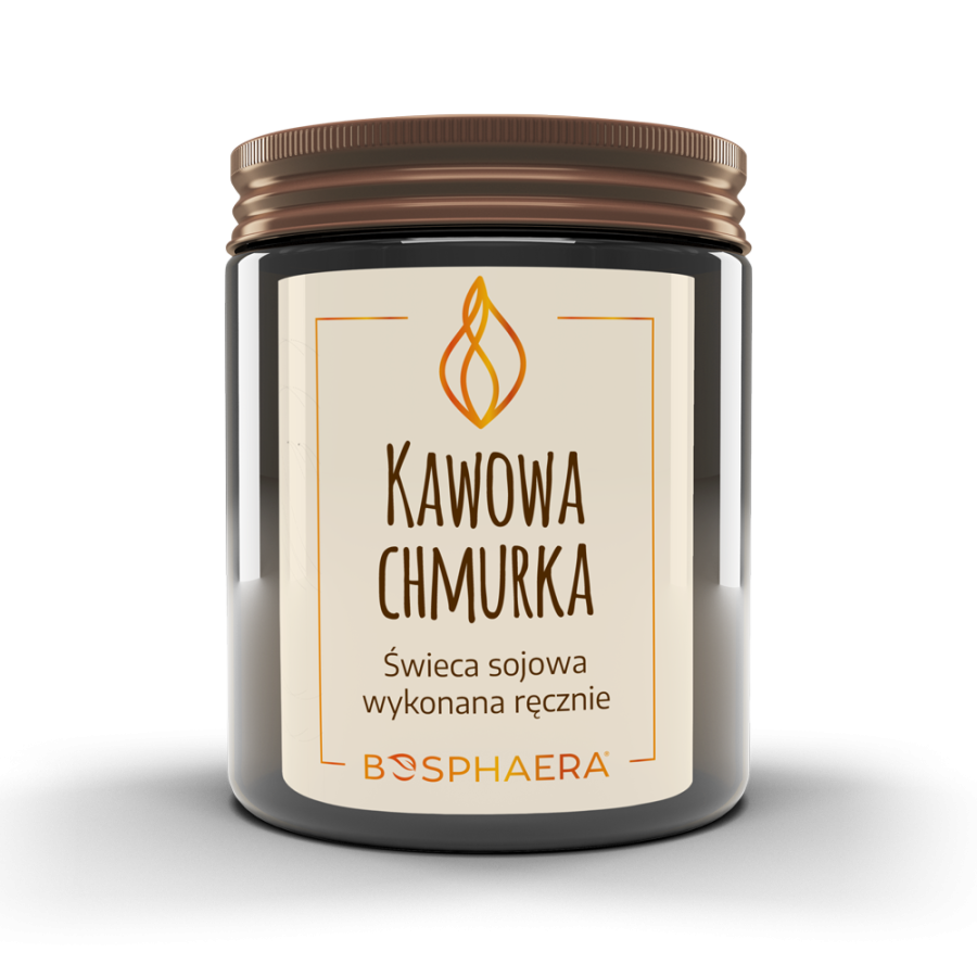 BOSPHAERA Sojowa świeca Kawowa chmurka - cappuccino 190 g