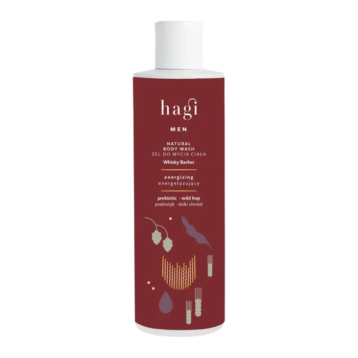 HAGI Energetyzujący żel do mycia ciała – Whisky Barber 300ml