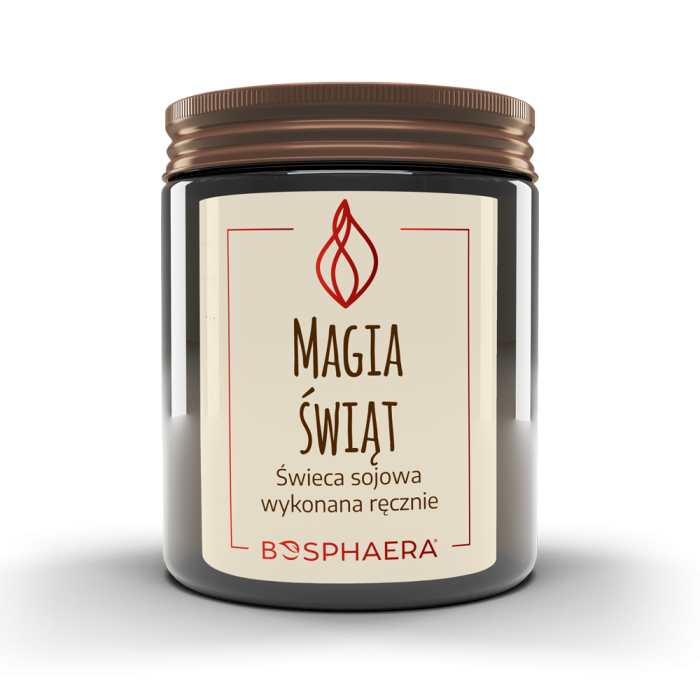 BOSPHAERA Sojowa świeca Magia Świąt 190 g