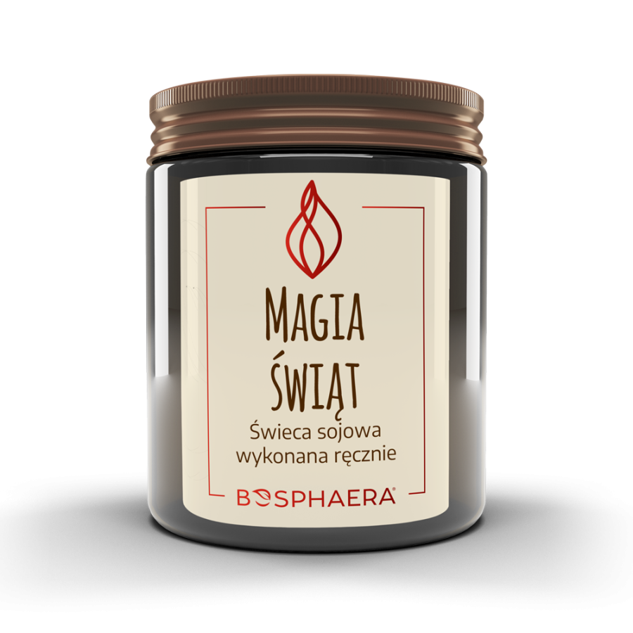 BOSPHAERA Sojowa świeca Magia Świąt 190 g
