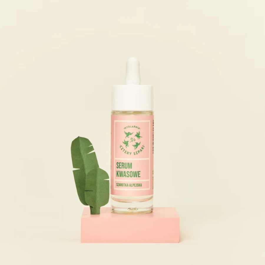 MYDLARNIA CZTERY SZPAKI Serum kwasowe Szarotka Alpejska 30ml