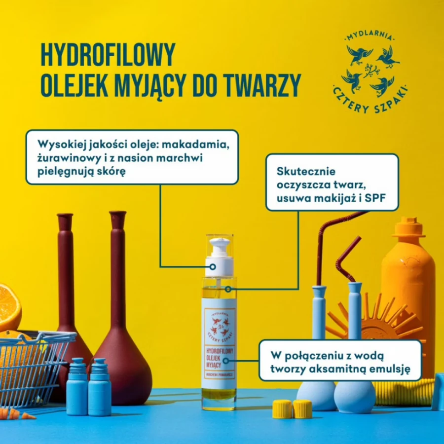 MYDLARNIA CZTERY SZPAKI Hydrofilowy olejek myjący