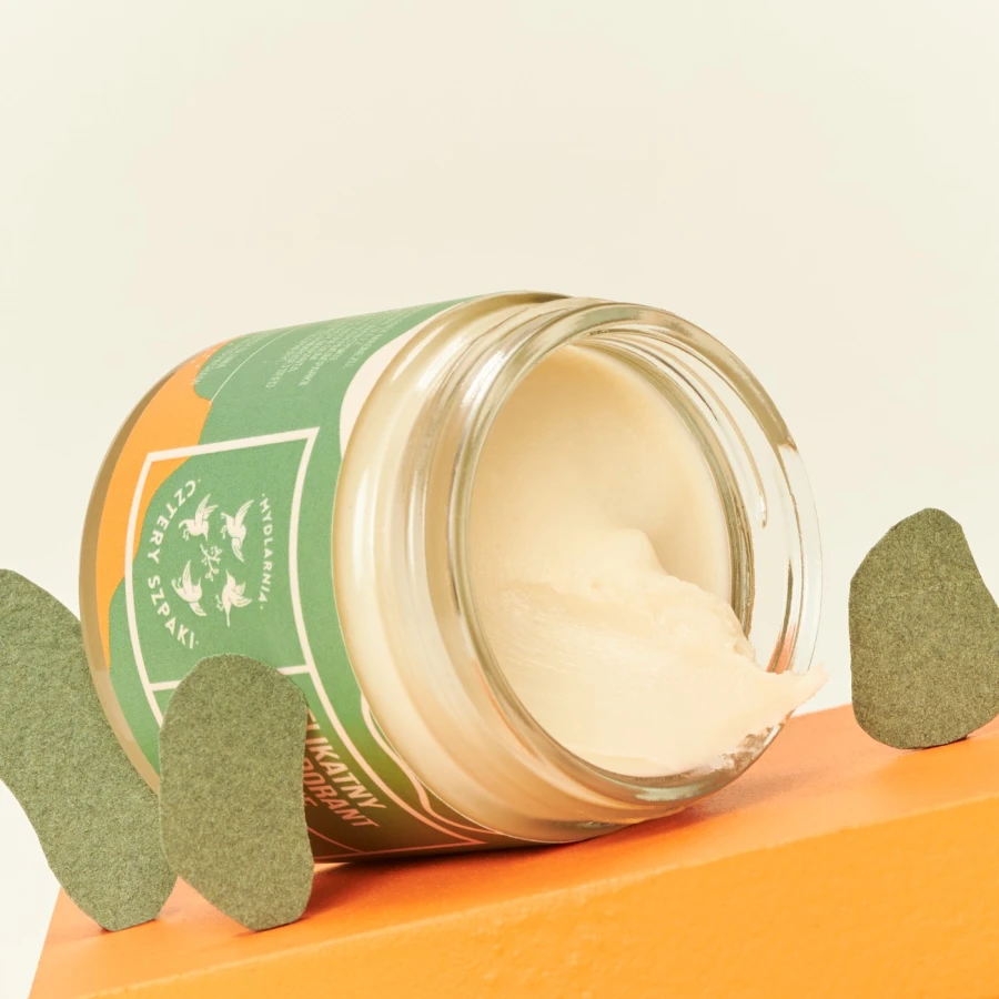 MYDLARNIA CZTERY SZPAKI Naturalny deozodorant w kremie bezzapachowy bez dodatku sody 60 ml