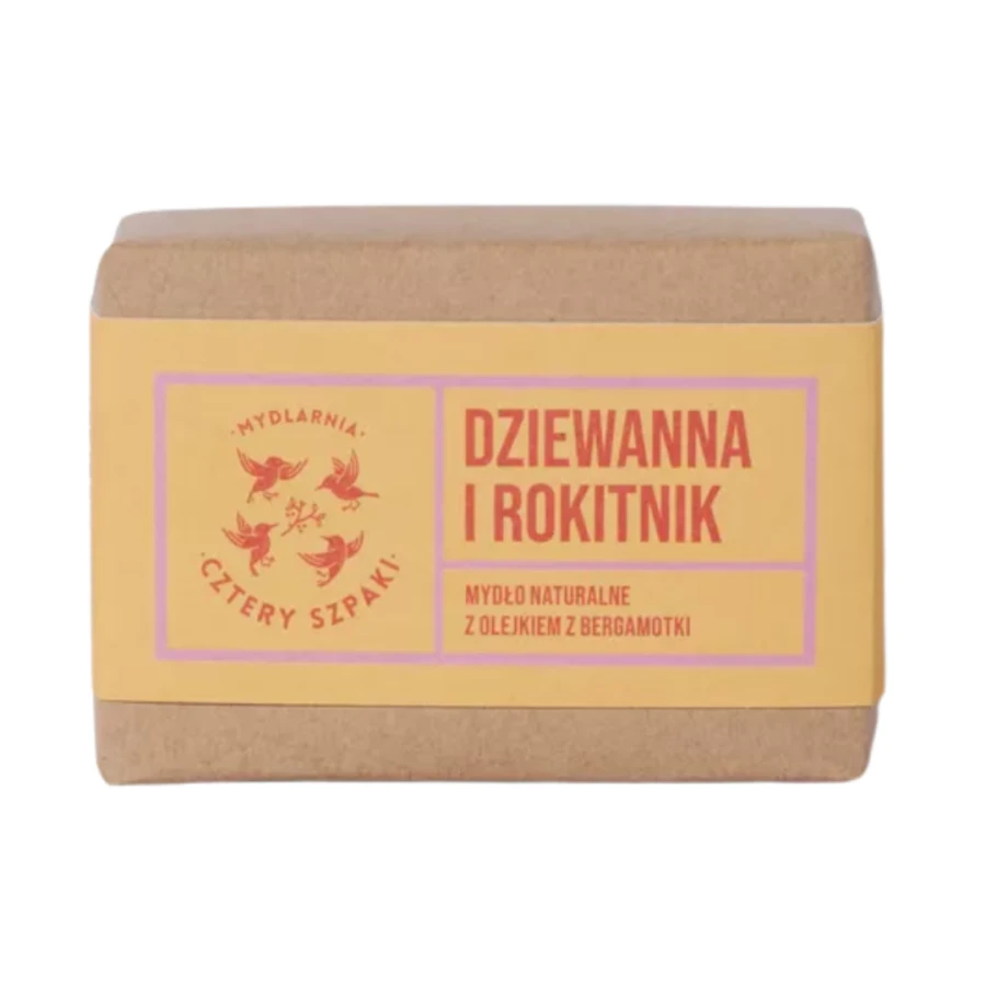 MYDLARNIA CZTERY SZPAKI Mydło Dziewanna i Rokitnik 110g