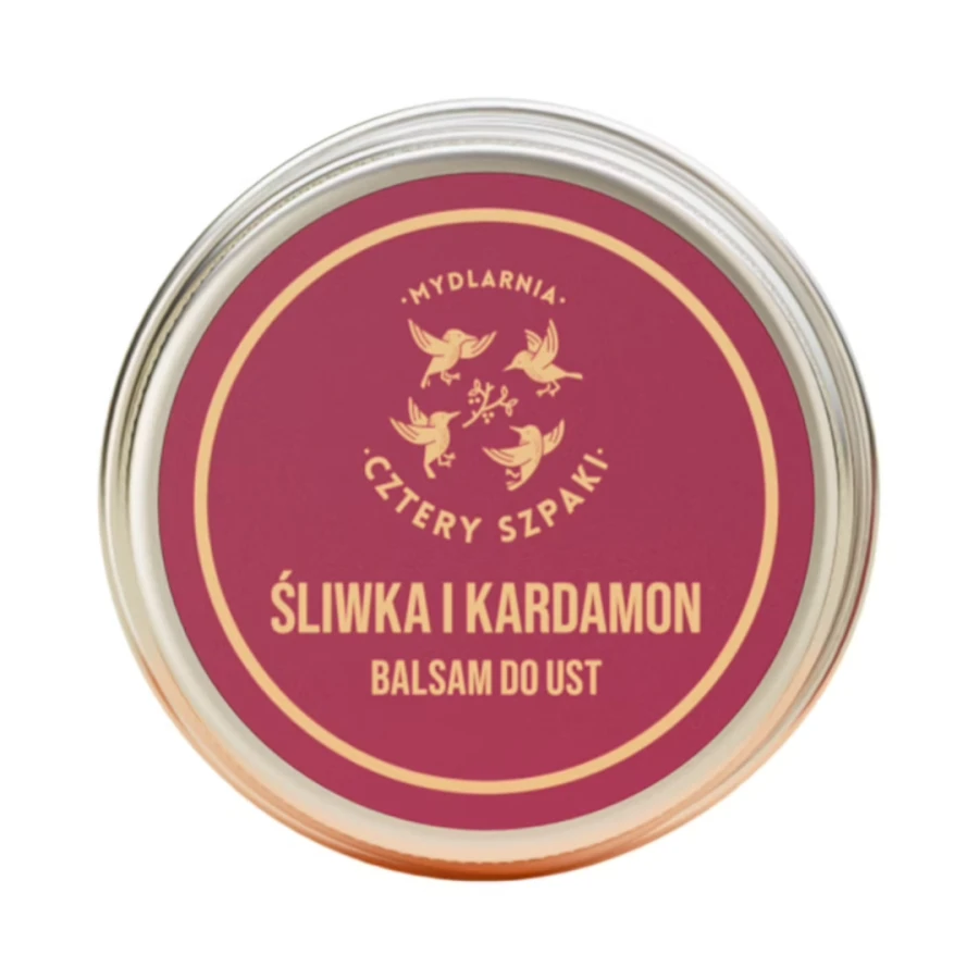 MYDLARNIA CZTERY SZPAKI Balsam do ust Śliwka i Kardamon