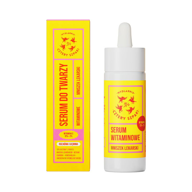 MYDLARNIA CZTERY SZPAKI Serum Witaminowe 14% WITAMINY C - Mniszek Lekarski 30 ml