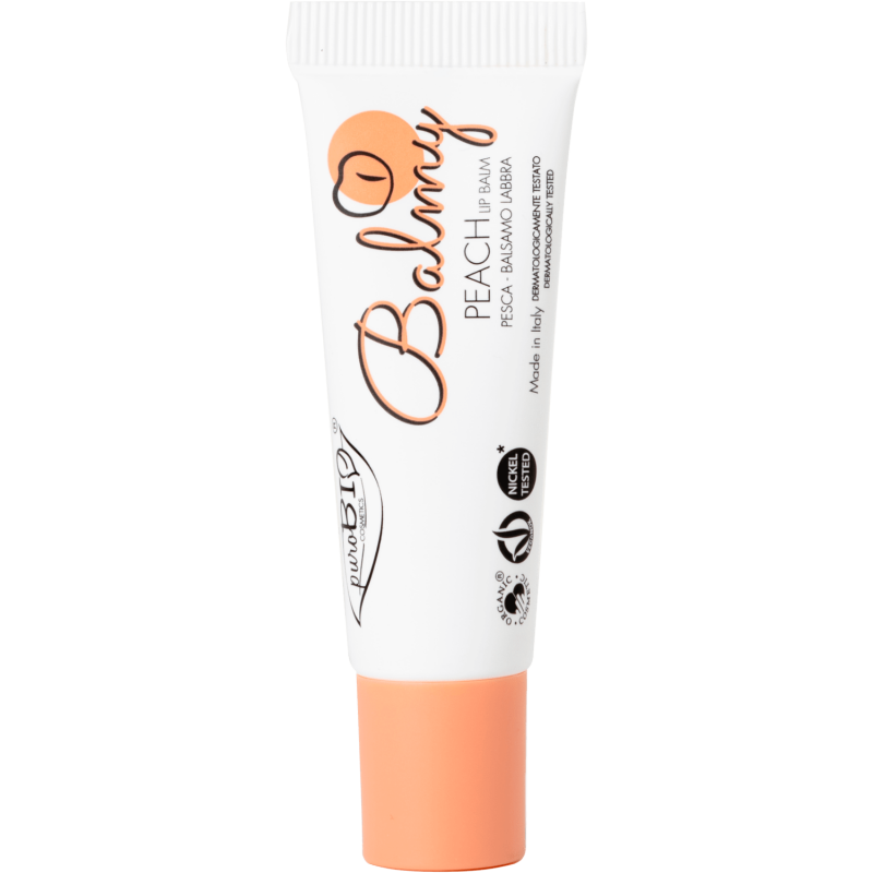 PUROBIO Balsam do ust BRZOSKWINIA