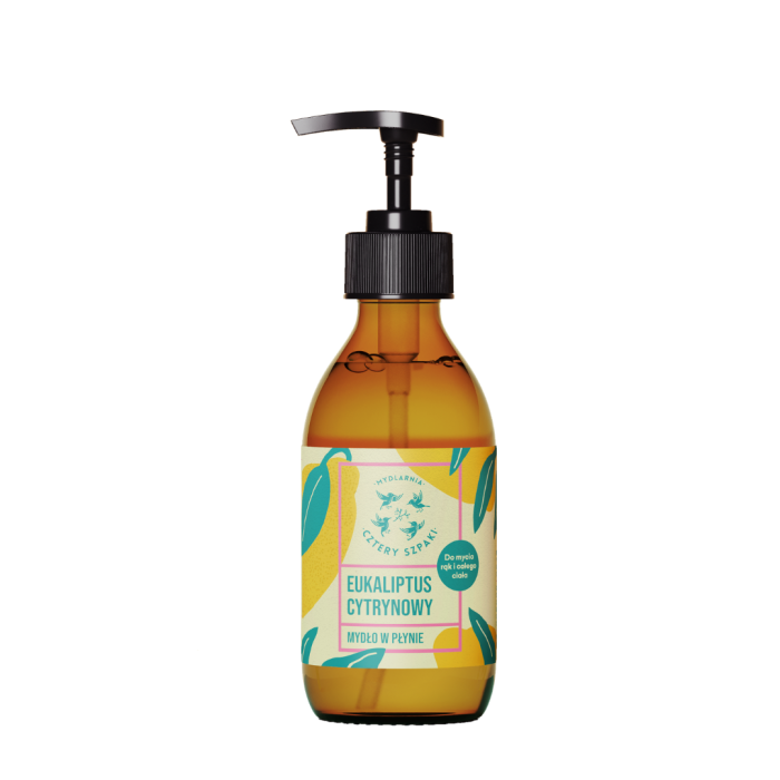 MYDLARNIA CZTERY SZPAKI Mydło w płynie Eukaliptus Cytrynowy 300 ml