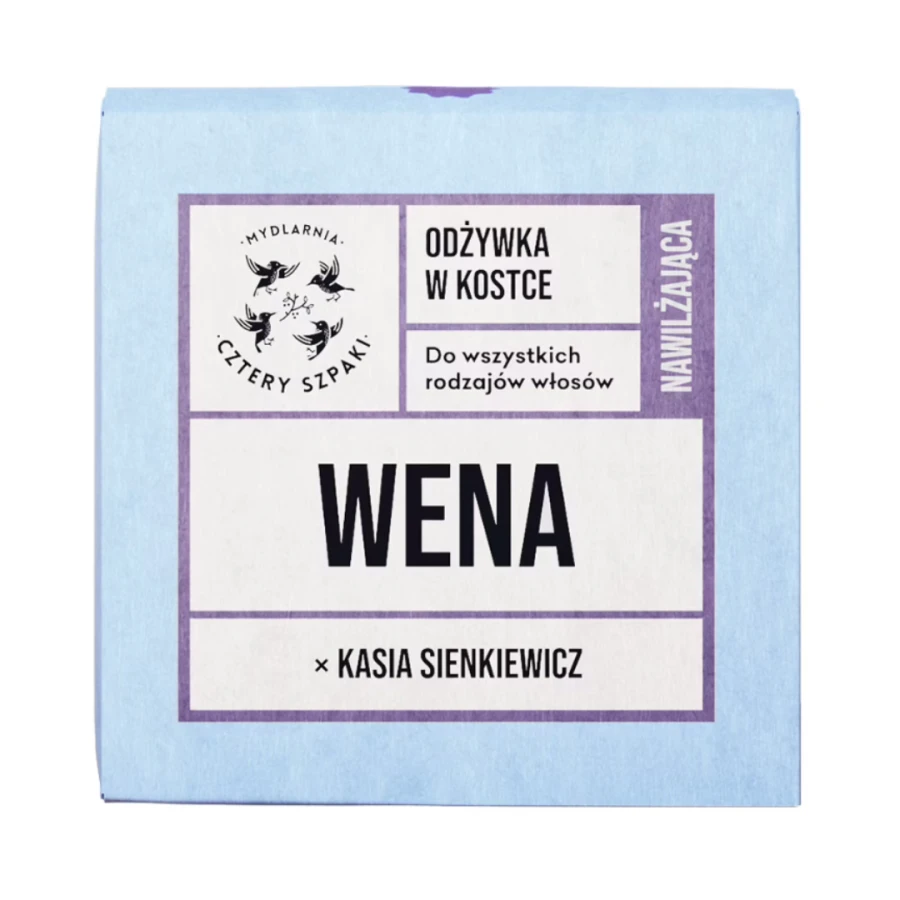MYDLARNIA CZTERY SZPAKI Nawilżająca odżywka w kostce WENA x Kasia Sienkiewicz 55 g