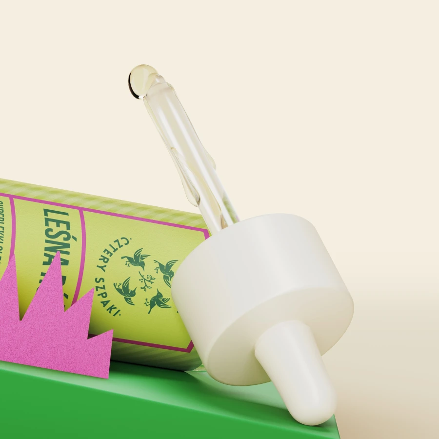 MYDLARNIA CZTERY SZPAKI Ochronne serum na końcówki - Leśna Róża 40 ml
