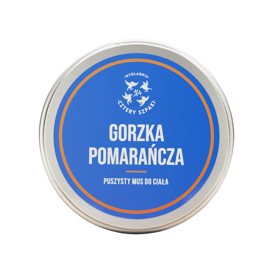 MYDLARNIA CZTERY SZPAKI Gorzka Pomarańcza puszysty mus do ciała 150 ml