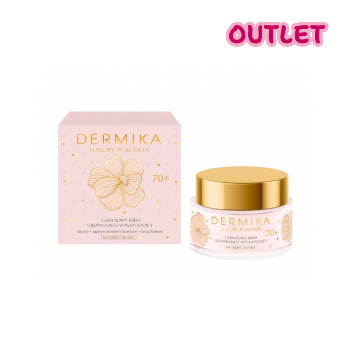 OUTLET DERMIKA LUXURY PLACENTA Luksusowy krem ujędrniająco-wygłądzający 70 +