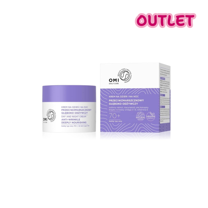 OUTLET OMI Krem przeciwzmarszczkowy 70+ głęboko odżywczy 50 ml