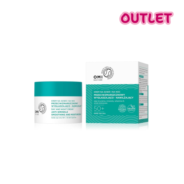 OUTLET OMI Krem przeciwzmarszczkowy 50+ wygładzająco-nawilżający 50 ml