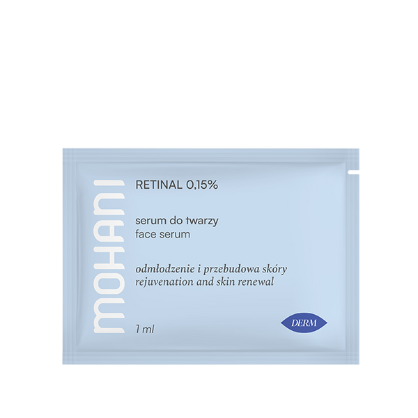 PRÓBKA MOHANI Serum do twarzy anti-aging z Retinalem w liposomach 0,15% 1 ml