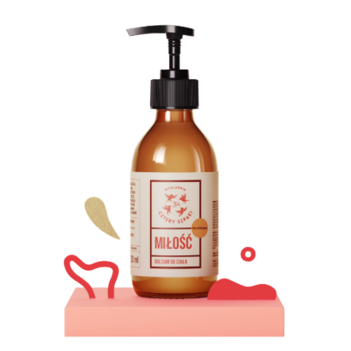 MYDLARNIA CZTERY SZPAKI Miłość Nawilżający Balsam do Ciała 200 ml