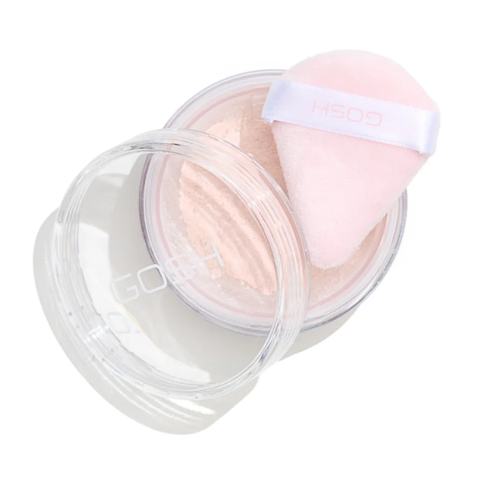 GOSH Puder sypki utrwalający Bake'n Set Anti-Shine Soft Pink 001