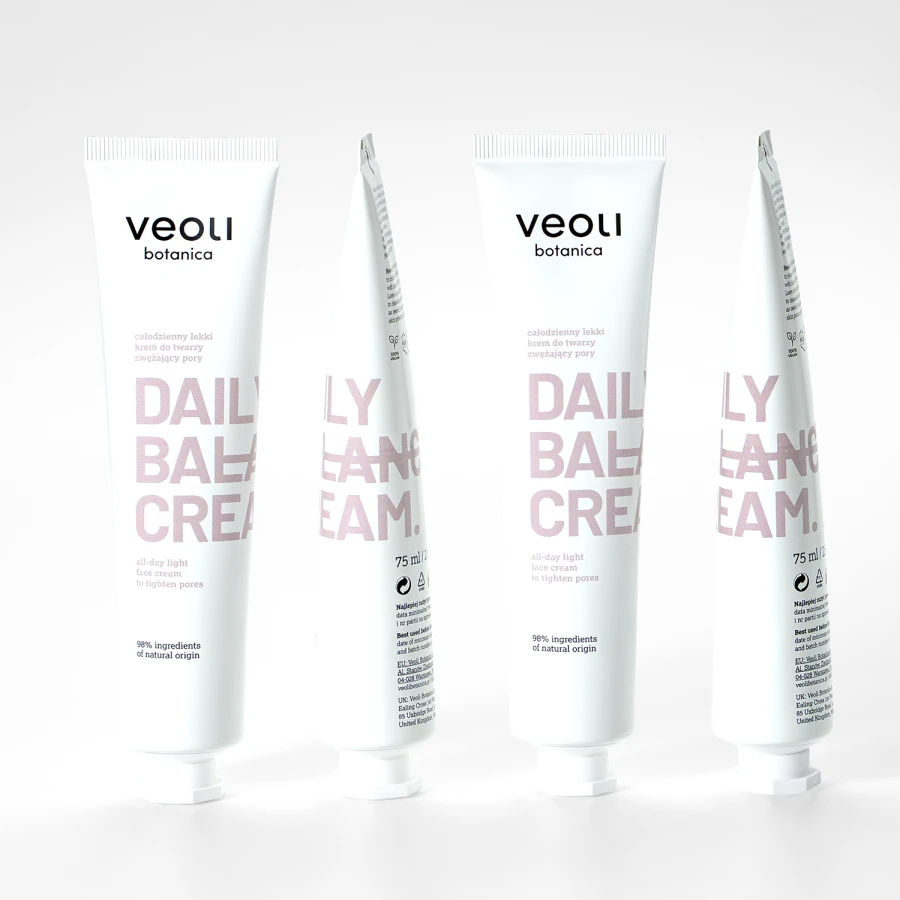 VEOLI BOTANICA DAILY BALANCE CREAM Całodzienny lekki krem do twarzy zwężający pory 75 ml