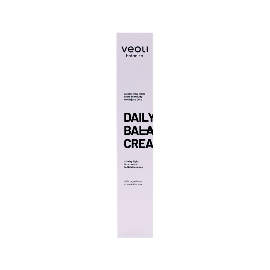 VEOLI BOTANICA DAILY BALANCE CREAM Całodzienny lekki krem do twarzy zwężający pory 75 ml