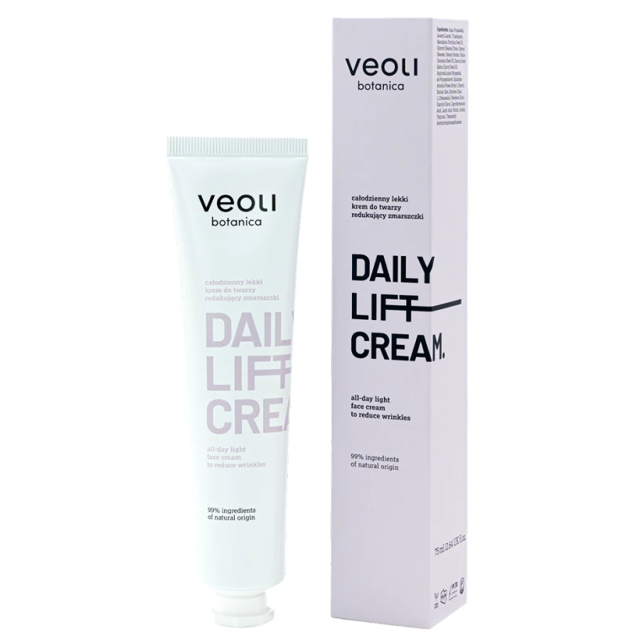 VEOLI BOTANICA DAILY LIFT CREAM Całodzienny lekki krem do twarzy redukujący zmarszczki 75 ml