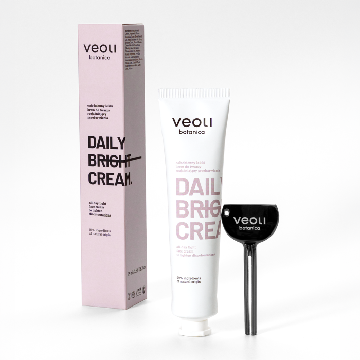 VEOLI BOTANICA DAILY BRIGHT CREAM Całodzienny lekki krem do twarzy rozjaśniający przebarwienia 75 ml