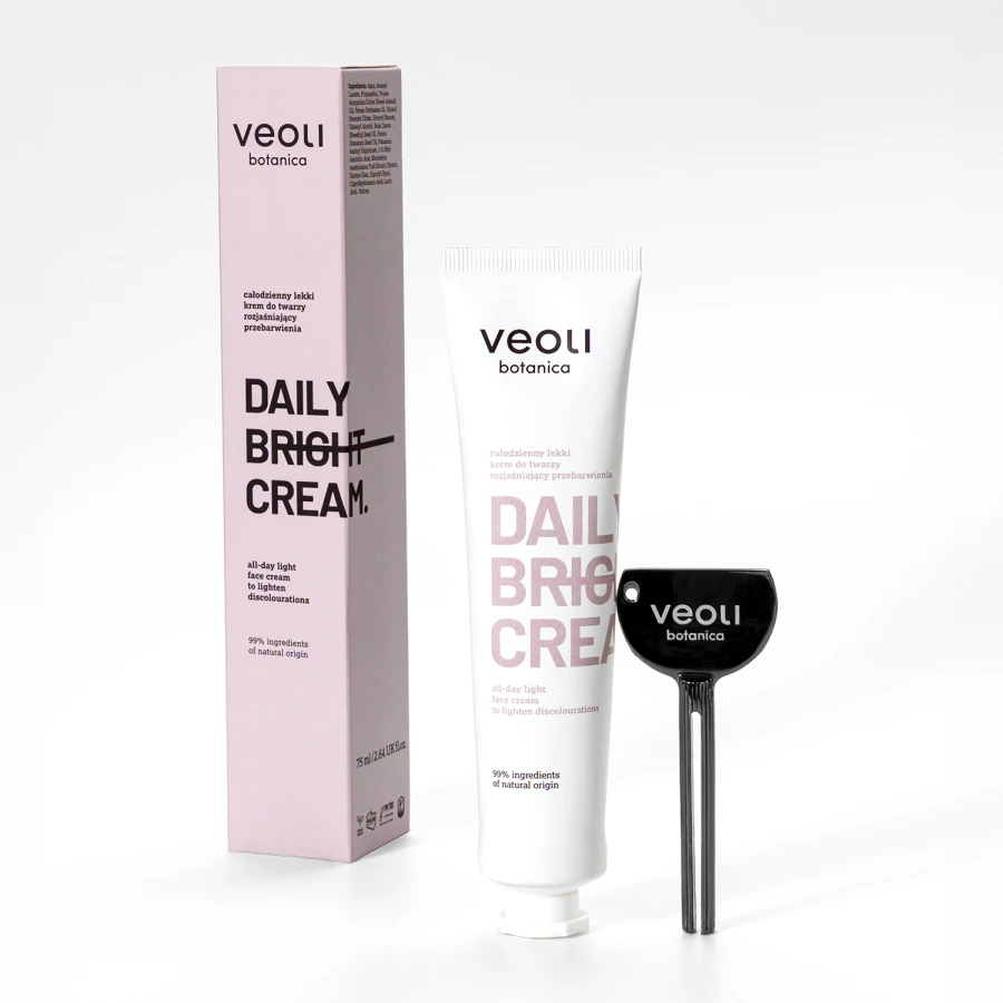 VEOLI BOTANICA DAILY BRIGHT CREAM Całodzienny lekki krem do twarzy rozjaśniający przebarwienia 75 ml