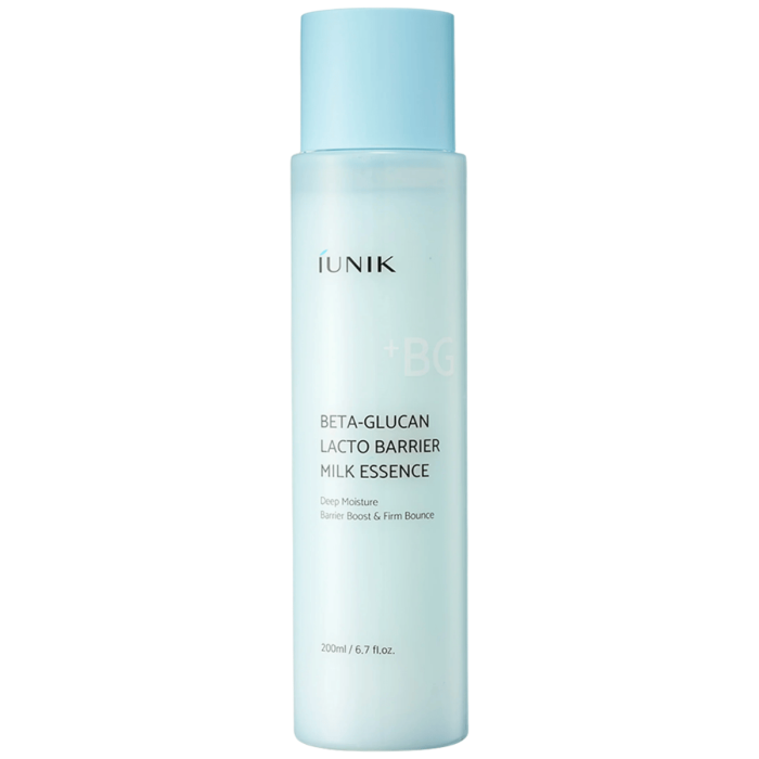 iUNIK Beta-Glucan Lacto Barrier Milk Essence Mleczna esencja wzmacniająca do twarzy 200 ml