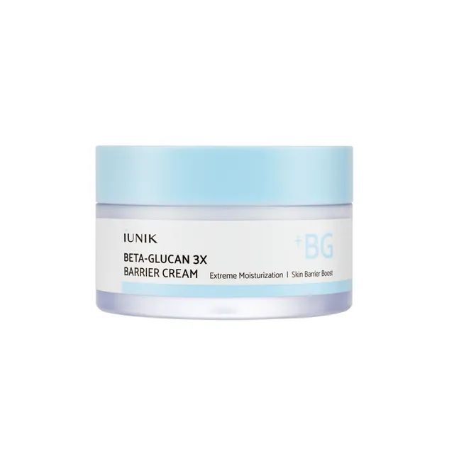 iUNIK Beta-Glucan 3X Barrier Cream Krem do twarzy odbudowujący barierę hydrolipidową 50 ml