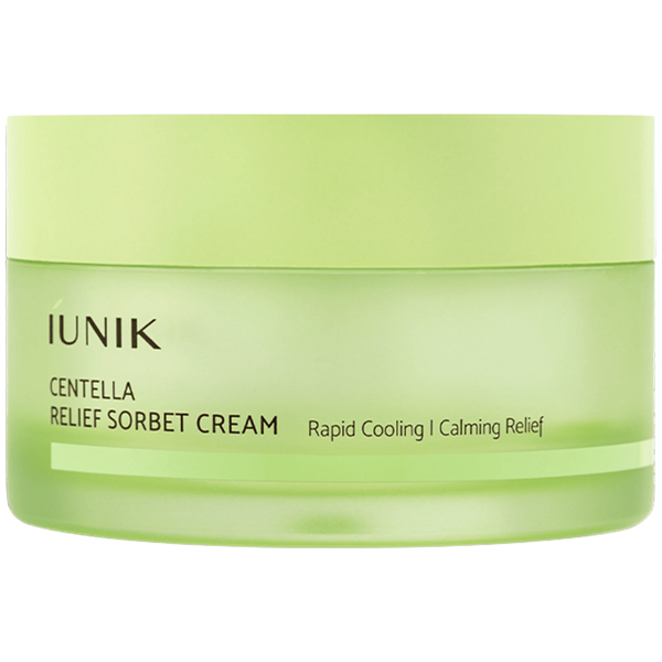 iUNIK Centella Relief Sorbet Cream Nawilżająco-kojący sorbetowy krem do twarzy 50 ml