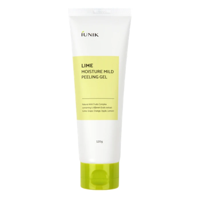 iUNIK Lime Moisture Mild Peeling Gel Łagodny peeling żelowy do twarzy 90 ml
