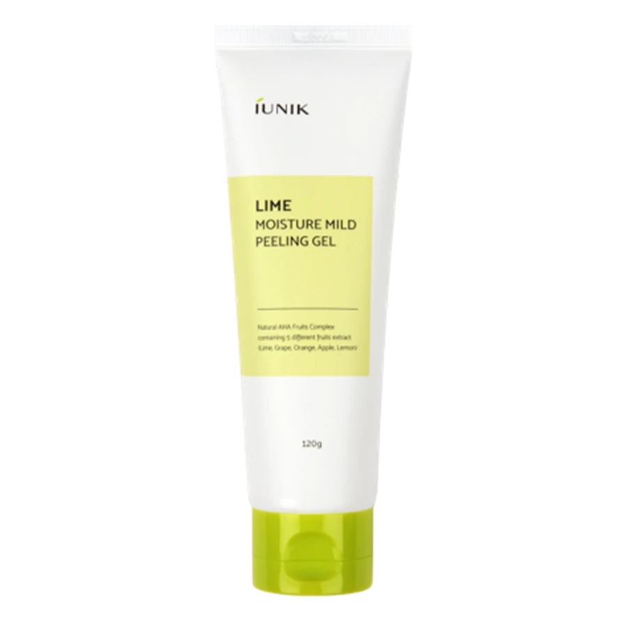 iUNIK Lime Moisture Mild Peeling Gel Łagodny peeling żelowy do twarzy 90 ml