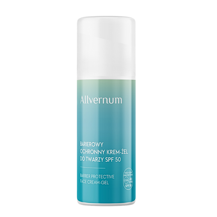 ALLVERNUM Barierowy ochronny krem-żel do twarzy SPF 50 50 ml