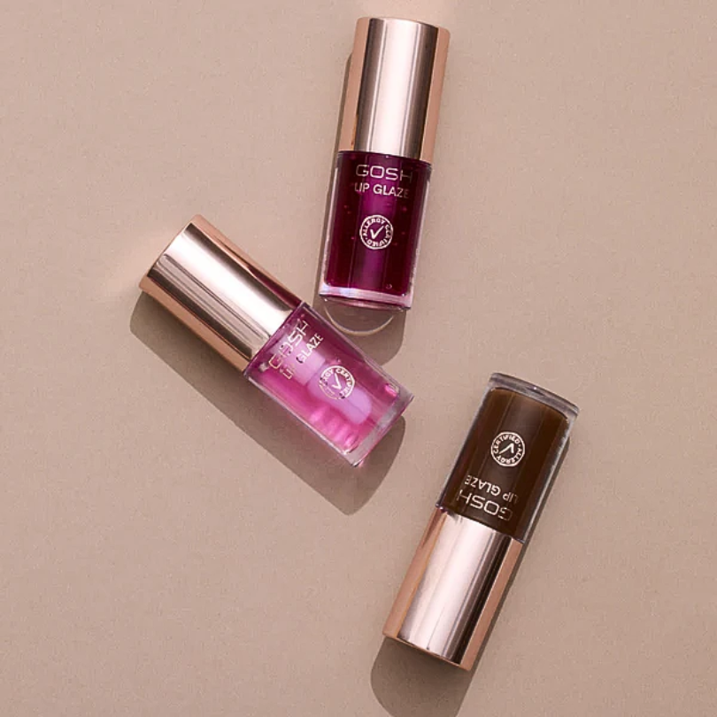 GOSH Odżywczy olejek do ust Lip Glaze 001 Shocking Pink
