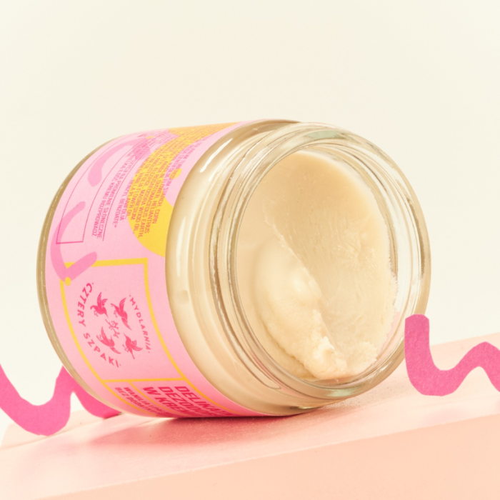 MYDLARNIA CZTERY SZPAKI Naturalny dezodorant w kremie Wanilia i Palmaroza bez dodatku sody 60 ml